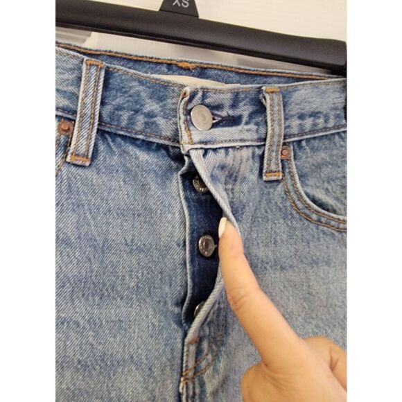 Levi's Wedge Frayed Hem Jeans 27 - Picture 7 of 10